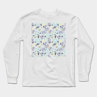 Floral butterflies pattern Long Sleeve T-Shirt